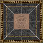 VERSACE Rosone Nero / Oro 120x120 DECORTEGEL / Vloertegel en, Nieuw, Ophalen of Verzenden