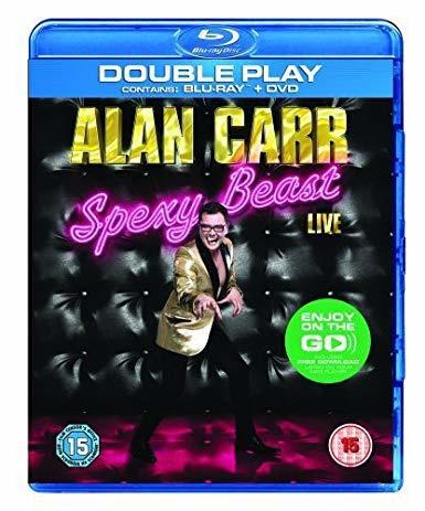 Alan Carr Spexy Beast Live Blu-ray DVD (Blu-ray tweedehands, Cd's en Dvd's, Dvd's | Actie, Ophalen of Verzenden
