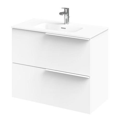 Wastafelonderkast Tiger Pocket 80 cm Hoogglans Wit Met, Doe-het-zelf en Bouw, Sanitair, Bad, Nieuw, Ophalen of Verzenden