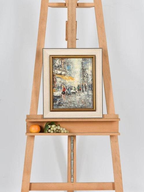 Nicolaas Charles van Vulpen (1915-1991) - Straatscene, Antiek en Kunst, Kunst | Schilderijen | Klassiek
