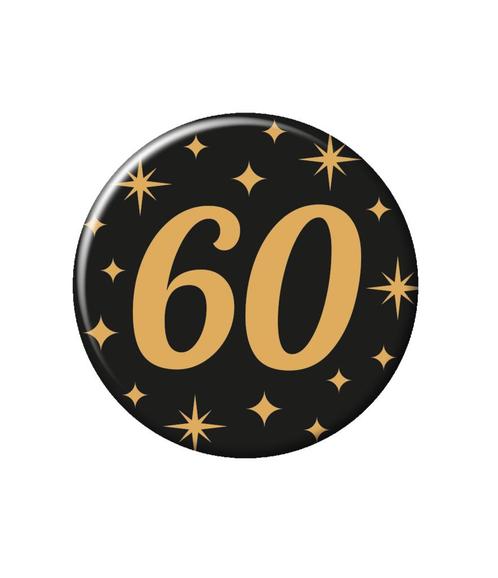 60 Jaar Button, Hobby en Vrije tijd, Feestartikelen, Nieuw, Verzenden