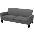 vidaXL Driezitsbank 180x65x76 cm donkergrijs, Huis en Inrichting, Verzenden, Nieuw