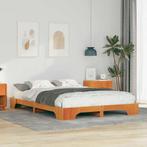 vidaXL Bedframe Bruin 140 x 210 cm Massief grenenhout, Huis en Inrichting, Verzenden, Nieuw