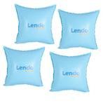 Lendo Online Zwembadkussen Winter 4 Stuks PVC Blauw, Tuin en Terras, Verzenden, Nieuw