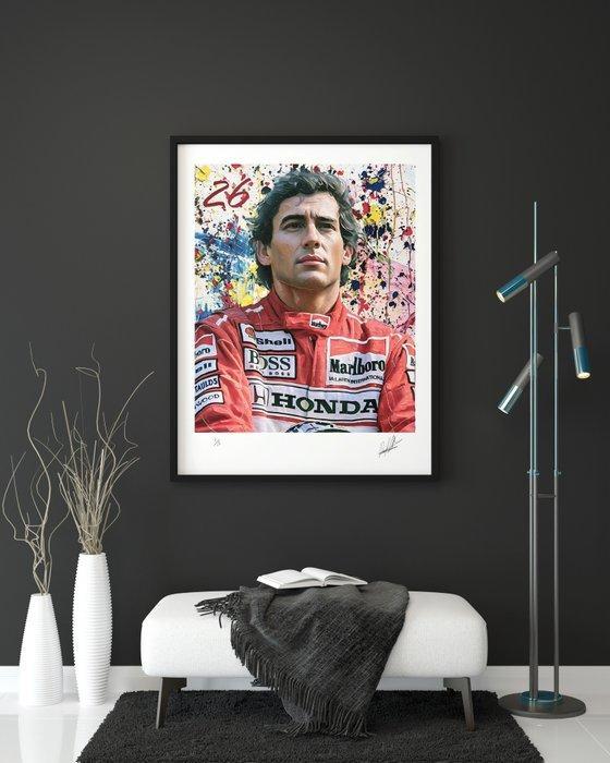 Artist Raffaele De Leo - Ayrton senna V5 7/30 2025 - Ayrton, Verzamelen, Automerken, Motoren en Formule 1