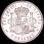 Spanje. Alfonso XIII. 5 Pesetas Madrid, 1898. Ensayador