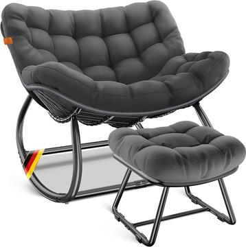 Ergonomische schommelstoel - Relaxstoel - Antislip - Antraci beschikbaar voor biedingen