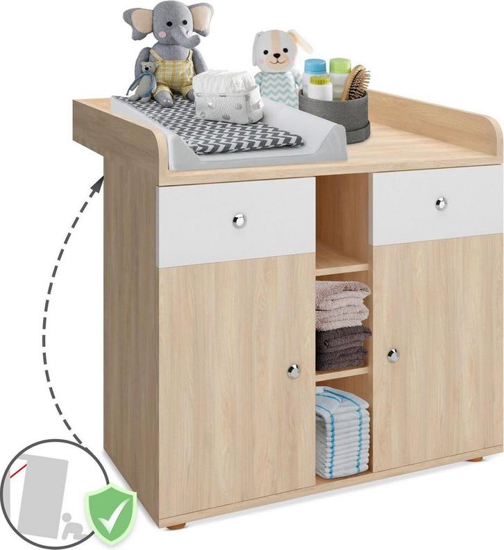 Ladekast voor babykamer - Baby kast - Babycommode - 90x69x92, Huis en Inrichting, Overige Huis en Inrichting, Verzenden