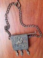 Amulet-reliekdoos met afbeelding van Sint Joris - Brons -, Antiek en Kunst