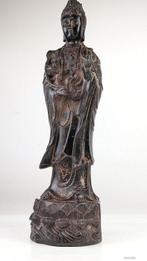 Groot beeld Quan Yin staand - Bronze - Chine  (Sans Prix de, Antiek en Kunst