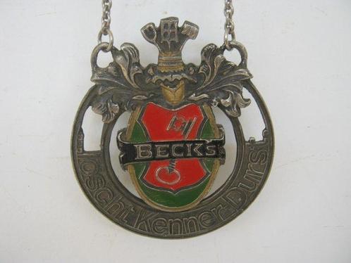 1 Medaglione Becks - 1 Specchio Wersteiner - Plaque -, Antiek en Kunst, Antiek | Wandborden en Tegels
