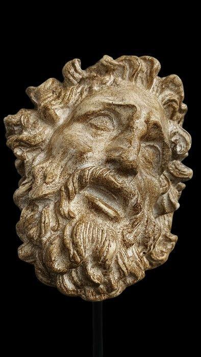 sculptuur, Testa Laocoonte - 24 cm - marmerstof, Antiek en Kunst, Curiosa en Brocante