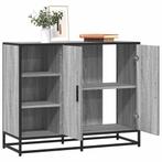 vidaXL Dressoir 92x35x76 cm bewerkt hout grijs sonoma, Maison & Meubles, Verzenden