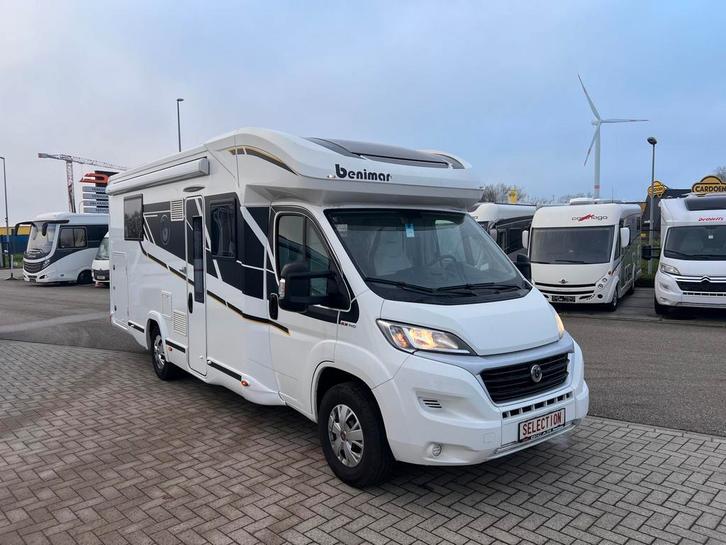 Benimar Mileo 296 zeer verzorgd met hef- en queensbed 20600, Caravans en Kamperen, Mobilhomes, Cassettetoilet, Handgeschakeld