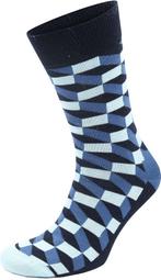 Happy Socks Sokken Blokken Blauw maat 41-46 Heren, Kleding | Heren, Sokken en Kousen, Verzenden, Nieuw, Blauw, Happy Socks