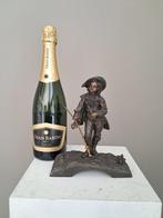 Beeld, 19e-eeuws decoratief spelter beeld – herdersjongen -