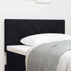vidaXL Stoffen Hoofdbord Geometrisch met hoofdeinde Zwart 90, Huis en Inrichting, Verzenden, Nieuw