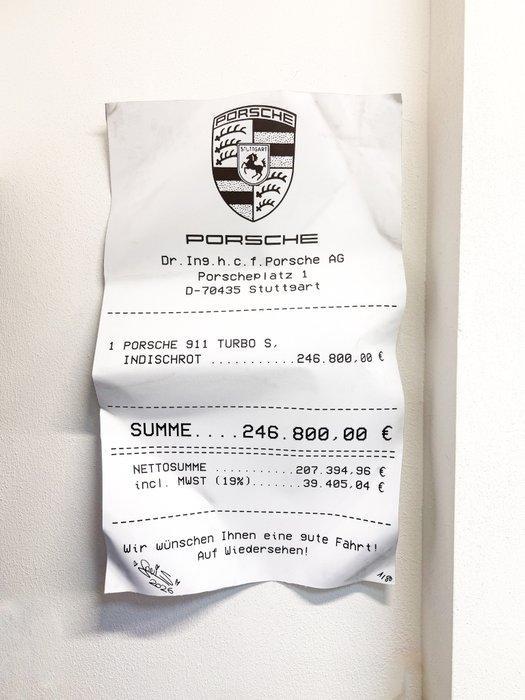 Louis Michel Krüger - 911 Reciept (Dirty), Antiek en Kunst, Kunst | Designobjecten