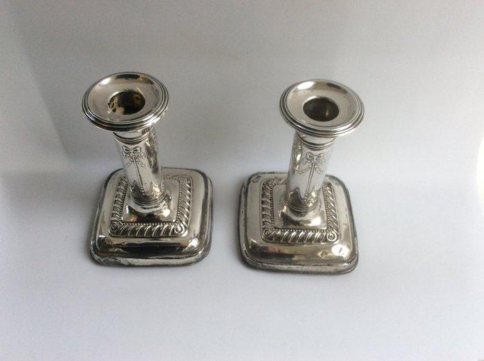 Ellis Jacob Greenberg - Birmingham - Kandelaar Klassiek (2), Antiquités & Art, Antiquités | Argent & Or