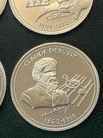 France. Collection de 9 medailles - 180 gr Ag (.999)