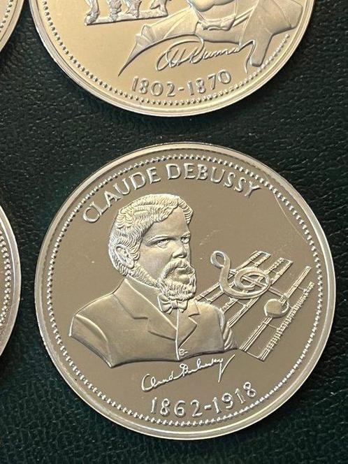 France. Collection de 9 medailles - 180 gr Ag (.999), Postzegels en Munten, Munten en Bankbiljetten | Toebehoren
