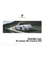 2011 PORSCHE 911 CARRERA GTS HARDCOVER BROCHURE NEDERLANDS, Ophalen of Verzenden