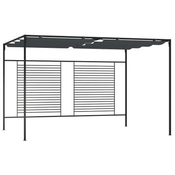 vidaXL Prieel met uittrekbaar dak 180 g/m² 4x3x2,3 m, Tuin en Terras, Partytenten, Verzenden, Nieuw