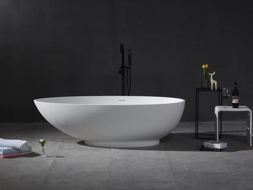 Veiling - Vrijstaand bad - solid surface - Mat wit, Doe-het-zelf en Bouw, Sanitair