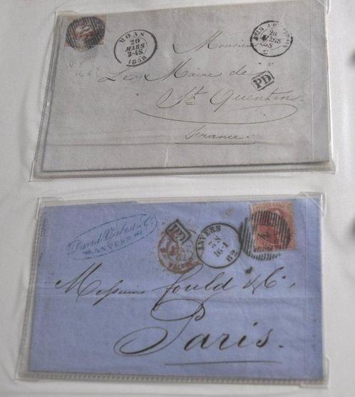 Belgique  - Collection danciennes pièces Postwaarde dans 2, Postzegels en Munten, Postzegels | Europa | België