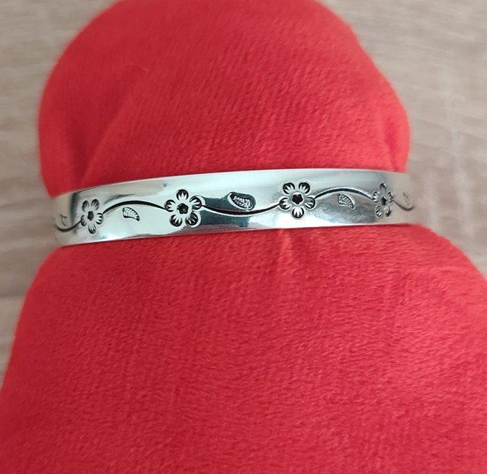 Sans prix de réserve - Bracelet Argent - Floral gravé à la, Bijoux, Sacs & Beauté, Bijoux anciens