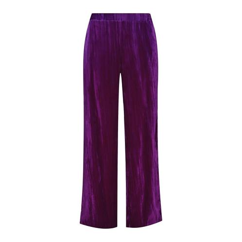 Toupy • paarse velvet broek • S, Kleding | Dames, Broeken en Pantalons, Verzenden
