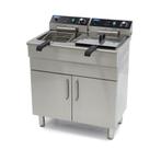 Friteuse - 2 x 16 L - 2 paniers - avec robinet de vidange et, Zakelijke goederen, Horeca | Keukenapparatuur, Verzenden, Nieuw in verpakking