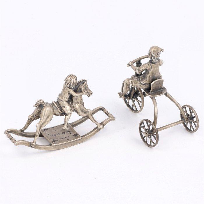 B. Peier - Hobbelpaard en Driewieler *NO RESERVE* -, Antiek en Kunst, Antiek | Zilver en Goud