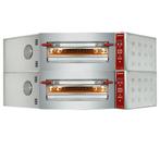 Elektrische hoekoven, 2 kamers, 2x 8 pizzas Ø 350 mm -, Verzenden, Nieuw in verpakking, Fornuis, Frituur en Grillen