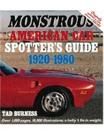 MONSTROUS AMERICAN CAR SPOTTERS GUIDE 1920 - 1980, Nieuw