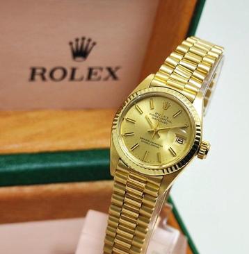 Rolex - Datejust 18K (0.750) Gold - Ref. 6917 - Femme - 1981 beschikbaar voor biedingen