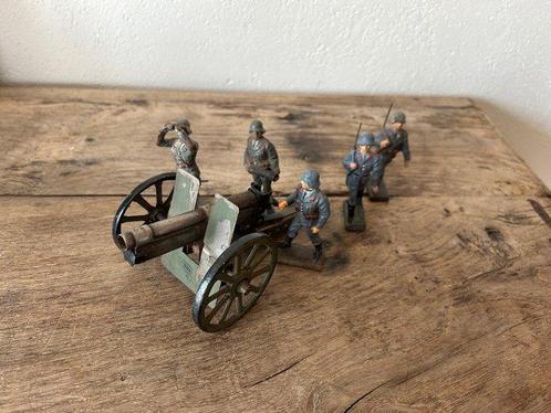 Lineol, Märklin  - Speelgoed figuur Canon Allemand avec un, Kinderen en Baby's, Speelgoed | Overig