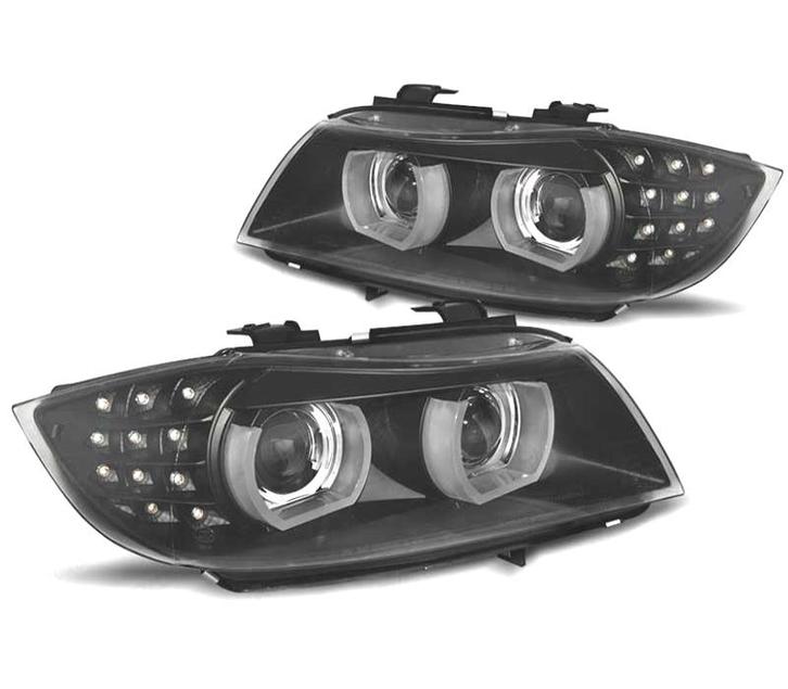 PHARES XÉNON AFS ANGEL EYES U 3D LED BMW E90 E91 08-12 FONDO, Auto-onderdelen, Verlichting, Verzenden