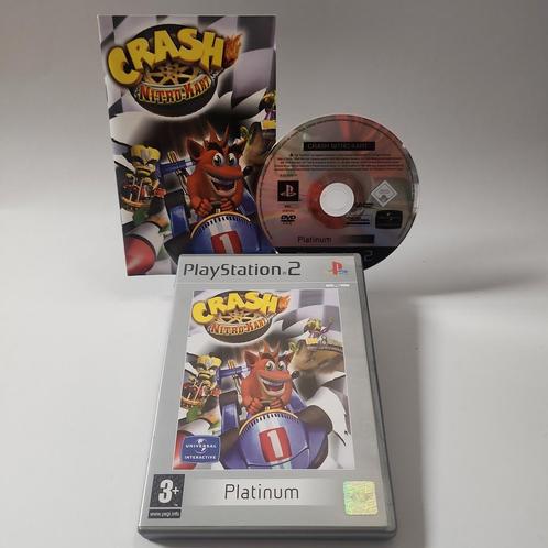 Crash Nitro Kart Platinum Playstation 2, Games en Spelcomputers, Games | Sony PlayStation 2, Zo goed als nieuw, Ophalen of Verzenden