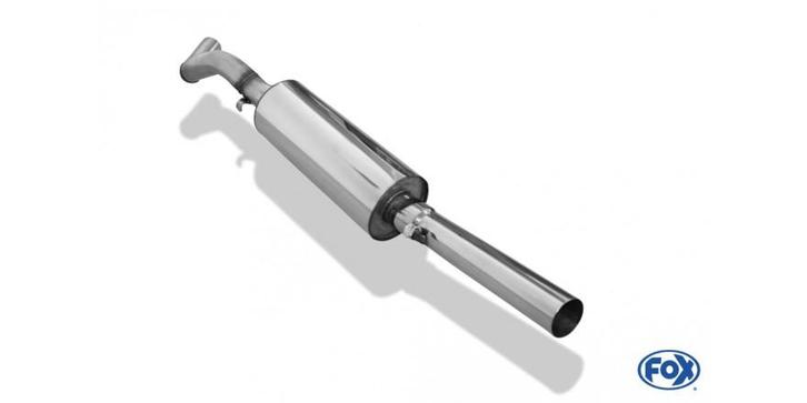 FOX VW Golf I GTI einddemper Ø63.5mm - 1x63.5 type 10 naar l, Auto-onderdelen, Uitlaatsystemen, Nieuw, Verzenden