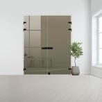 Glazen dubbele binnendeur XL voor opdek kozijn zwart beslag-, Bricolage & Construction, Verzenden