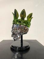 Van Apple - Green Skull, Antiek en Kunst, Kunst | Schilderijen | Modern