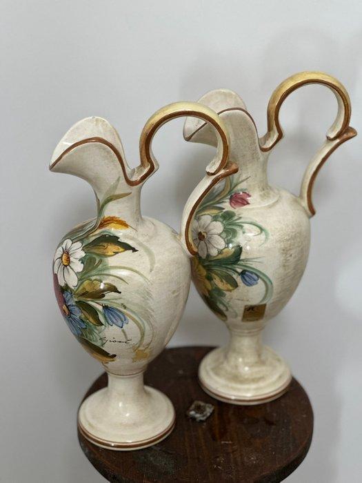 Castelli - Vaas (2) - Keramiek - anfore castelli, Antiek en Kunst, Antiek | Glaswerk en Kristal