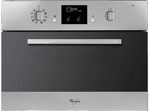 Whirlpool -  Inbouw Combi Microgolf  - Zilver, Elektronische apparatuur, Microgolfovens, 60 cm of meer, Draaiplateau, Nieuw, Combi-microgolfoven