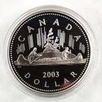 Canada. 1 Dollar 2003 Proof, 50th Anniversary of Elizabeth, Postzegels en Munten