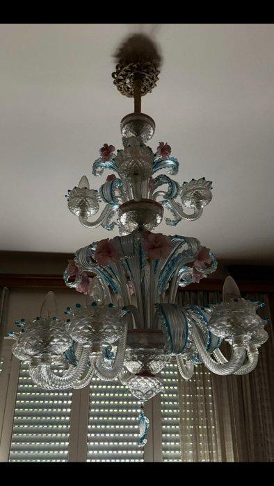 Murano, Murano originale - Lustre - Verre de Murano, Antiek en Kunst, Antiek | Verlichting