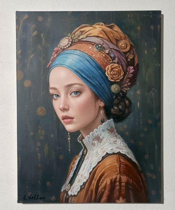 Lorenzo Valdieri (1980) - Sussurro di turchese e ambra, Antiek en Kunst, Kunst | Schilderijen | Klassiek