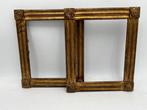 Cadre (2) - Bois - Paire de cadres dorés