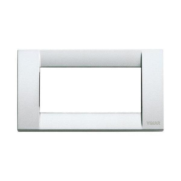 Bieden: Vimar Z1 Classic Matte Silver 4-Gang Marine Electri, Watersport en Boten, Bootonderdelen, Ophalen of Verzenden