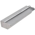 vidaXL Zwembadwaterval met LEDs rechthoekig 45 cm roestvrij, Tuin en Terras, Verzenden, Nieuw